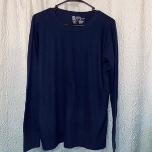 Women’s Navy Blue Thermal Shirt